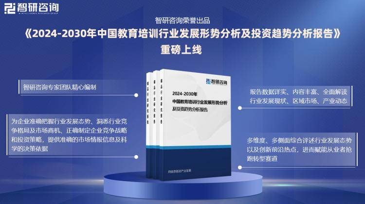 2024年中国教育培训产业现状及发展趋势研究报告（智研咨询发布）(图1)